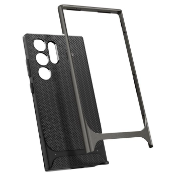Etui Spigen Neo Hybrid na Samsung Galaxy S24 Ultra - metaliczny szary