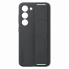 Samsung Silicone Grip Cover etui Samsung Galaxy S23 silikonowy pokrowiec z paskiem na rękę czarne (EF-GS911TBEGWW)