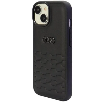 Etui Audi GT Synthetic Leather do iPhone 15 - czarne