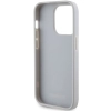 Etui Guess Strass Metal Logo do iPhone 15 Pro Max - srebrne