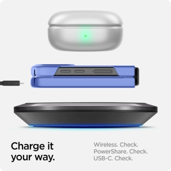 Etui Spigen Airskin na Samsung Galaxy Z Flip 4 - niebieskie