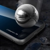 Gradient Glass etui pokrowiec nakładka ze szkła hartowanego Huawei P40 Lite E różowo-fioletowy