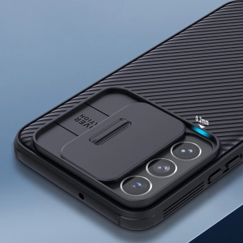 Nillkin CamShield Pro Case pancerne etui pokrowiec osłona na aparat kamerę Samsung Galaxy S22+ (S22 Plus) niebieski