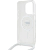 Etui Karl Lagerfeld Crossbody IML Karl Head MagSafe na iPhone 15 Pro - przezroczyste