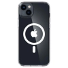 Etui Spigen Ultra Hybrid Mag z MagSafe na iPhone 14 - przezroczysto-białe