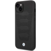 Etui BMW Leather Seats Pattern na iPhone 14 - czarne