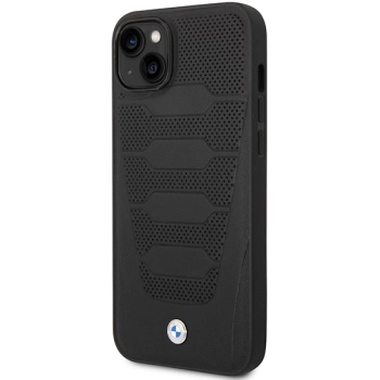 Etui BMW Leather Seats Pattern na iPhone 14 - czarne