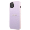 Etui Guess Saffiano Hot Stamp & Metal Logo na iPhone 13 mini - fioletowe