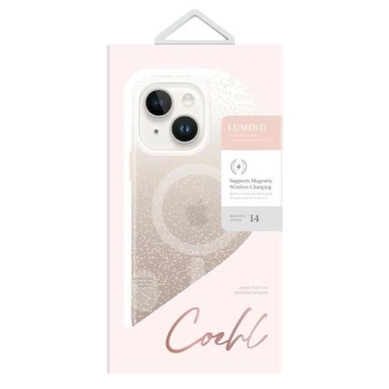 Etui Uniq Coehl Lumino na iPhone 14 - złote
