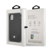 Etui BMW Leather Perforate na iPhone 11 / Xr - czarne