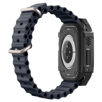 Etui Spigen Rugged Armor na Apple Watch Ultra (49 mm) - czarny mat