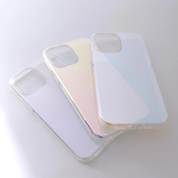 Aurora Case etui do iPhone 12 Pro Max żelowy neonowy pokrowiec złoty