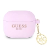 Etui Guess Charm 4G Collection na AirPods 3 - fioletowe