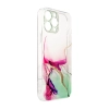Marble Case etui do iPhone 12 żelowy pokrowiec marmur miętowy