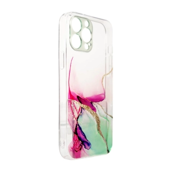 Marble Case etui do iPhone 12 Pro żelowy pokrowiec marmur miętowy