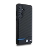 Etui BMW Leather Carbon na Samsung Galaxy A55 - czarne