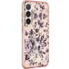 Etui Guess Flower Collection na Samsung Galaxy S23 - różowe