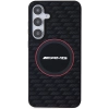 Etui AMG Silicone Carbon Pattern MagSafe na Samsung Galaxy S24+ - czarne
