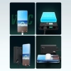 Baseus Adaman2 powerbank z wyświetlaczem cyfrowym 20000mAh 30W 2 x USB / 1x USB Typ C Power Delivery Quick Charge SCP, Oppo Super VOOC czarny (PPAD050