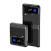 Plating Case etui Samsung Galaxy Z Flip 4 pokrowiec z metaliczną ramką czarne