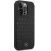 Etui Mercedes Silicone Stars Pattern MagSafe na iPhone 15 Pro - czarne