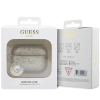 Etui Guess Fixed Glitter Heart Diamond Charm na AirPods Pro 2 - złote