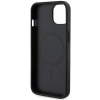 Etui Guess GCube Stripes MagSafe na iPhone 14 - czarne