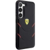 Etui Ferrari Hot Stamp Lines na Samsung Galaxy S23+ - czarne
