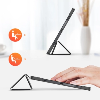 Etui z funkcją smart sleep Dux Ducis Domo do tabletu Lenovo Tab P12 12.7'' - czarne