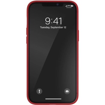 Etui Adidas OR Moulded Case Canvas na iPhone 12 Pro Max - czerwone