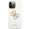 Etui Guess Silicone 4G Logo na iPhone 13 Pro / 13 - białe