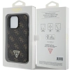 Etui Guess 4G Triangle Metal Logo na iPhone 15 Pro Max - czarne