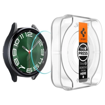 Szkło hartowane Spigen Glas.tR EZ Fit na Samsung Galaxy Watch 6 Classic (47 mm) - 2 szt.