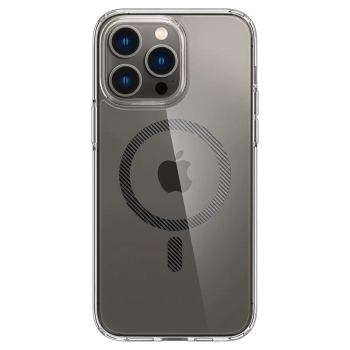 Etui Spigen Ultra Hybrid Mag z MagSafe na iPhone 14 Pro - przezroczysto-szare