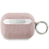 Etui Karl Lagerfeld Monogram Karl & Choupette Head na AirPods Pro 2 - różowe