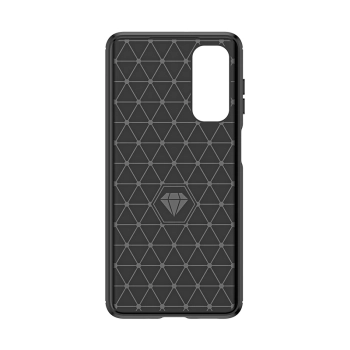 Etui silikonowe Carbon Case do Nokia C12/Nokia C12 Pro/Nokia C12 Plus - czarne