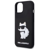 Etui Karl Lagerfeld Rubber Choupette 3D na iPhone 14 Plus - czarne
