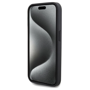 Etui U.S. Polo Assn. Yoke Pattern na iPhone 15 Pro - czarne