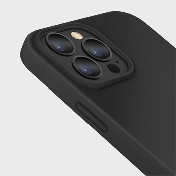 Etui Uniq Lino na iPhone 13 Pro / iPhone 13 - czarne