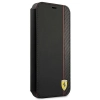 Etui Ferrari On Track Carbon Stripe na iPhone 13 mini - czarne