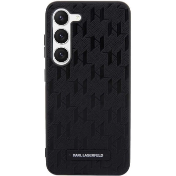 Etui Karl Lagerfeld Saffiano Mono Metal Logo na Samsung Galaxy S24+ - czarne
