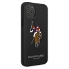Etui U.S. Polo Assn. Embroidery Collection na iPhone 12 Pro Max - czarne