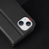 Dux Ducis Hivo skórzane etui z klapką pokrowiec ze skóry naturalnej portfel na karty i dokumenty iPhone 14 brązowy