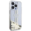 Etui Guess Liquid Glitter Gold Stripes na iPhone 15 Pro Max - przezroczyste