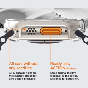 Etui Spigen Ultra Hybrid na Apple Watch Ultra (49 mm) - przezroczyste