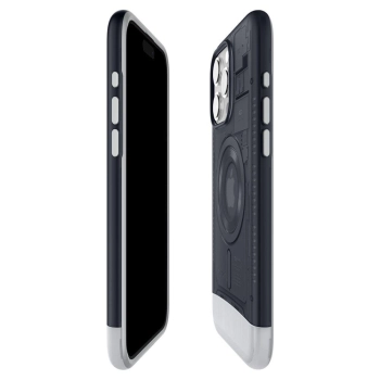 Etui Spigen Classic C1 Mag z MagSafe na iPhone 15 Pro - grafitowe