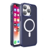 Magnetyczne etui z MagSafe Color Matte Case do iPhone 15 Pro Max - granatowe