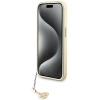 Etui Guess 4G Charms Collection do iPhone 15 Pro - brązowe