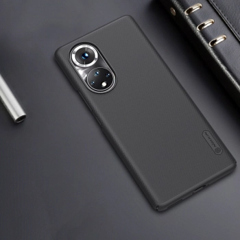 Nillkin Super Frosted Shield wzmocnione etui pokrowiec Honor 50 Pro czarny