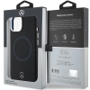 Etui Mercedes Silicone Bicolor MagSafe na iPhone 15 - czarne